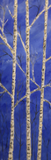 3 D Birch 12 x 36 acrylic sculptured mold $350