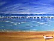 Beach Break 24 x 36 Acrylic $500 sold