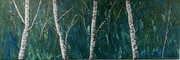 Birch 12 x 36 acrylic