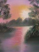 Crespescule 11x14  h $200