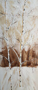 First snow Birch 12 x 36 $275