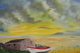 Fishing Shanty 16x20 mixed medium $400