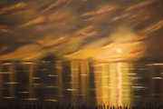Late evening sunset 1320   24 x 36 oil   $650