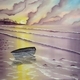 Lavender evening 24 x 24 oil wrapped canvas