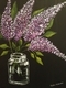 Lilac in a Mason Jar 16 x 20 acrylic taken