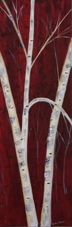 Long Tall Birch 12 x 36 sold