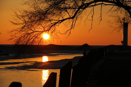 March 21st Sunset in Grand Bend 930
