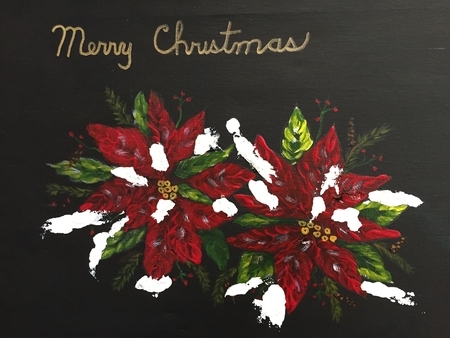 Merry Christmas  11x14 acrylic