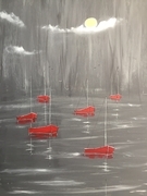 Moon Lit Evening Acrylic 20 x 30 $300