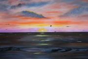 Para Sail Evening 24 x 36 oil on board $400
