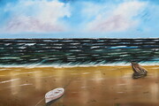 Row Boat 24 x 36 oil canvas  sold
