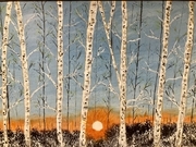 Sunrise (I think) 24 x 36 acrylic on hardboard $350