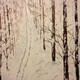 Winter Trail 24 x 24 acrylic